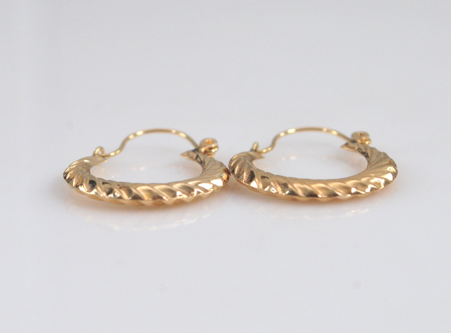10K Gold Hoop Earrings