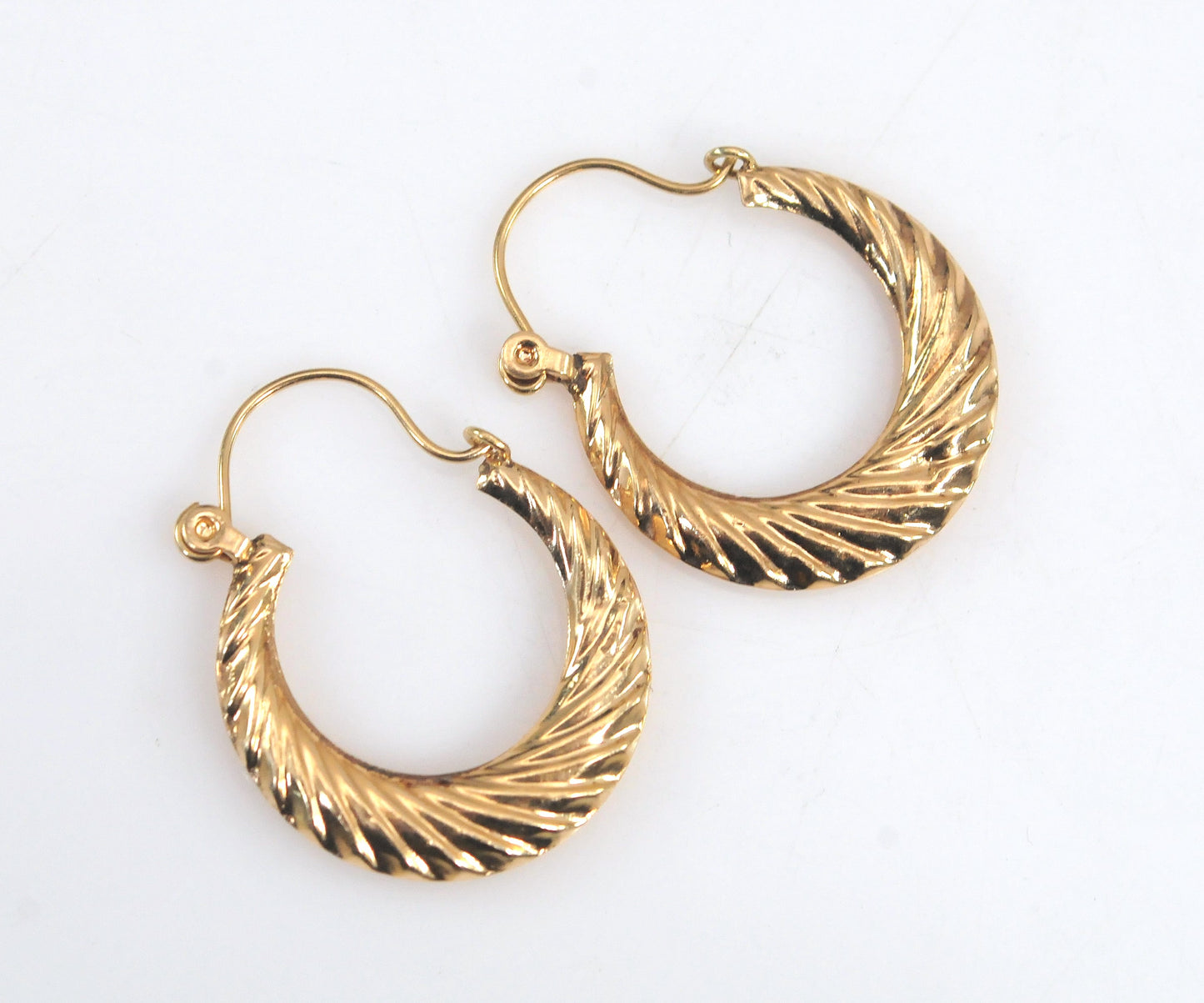 10K Gold Hoop Earrings