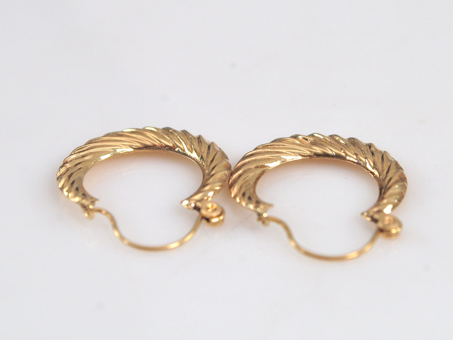 10K Gold Hoop Earrings