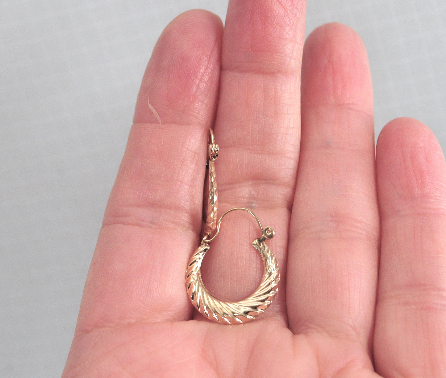 10K Gold Hoop Earrings
