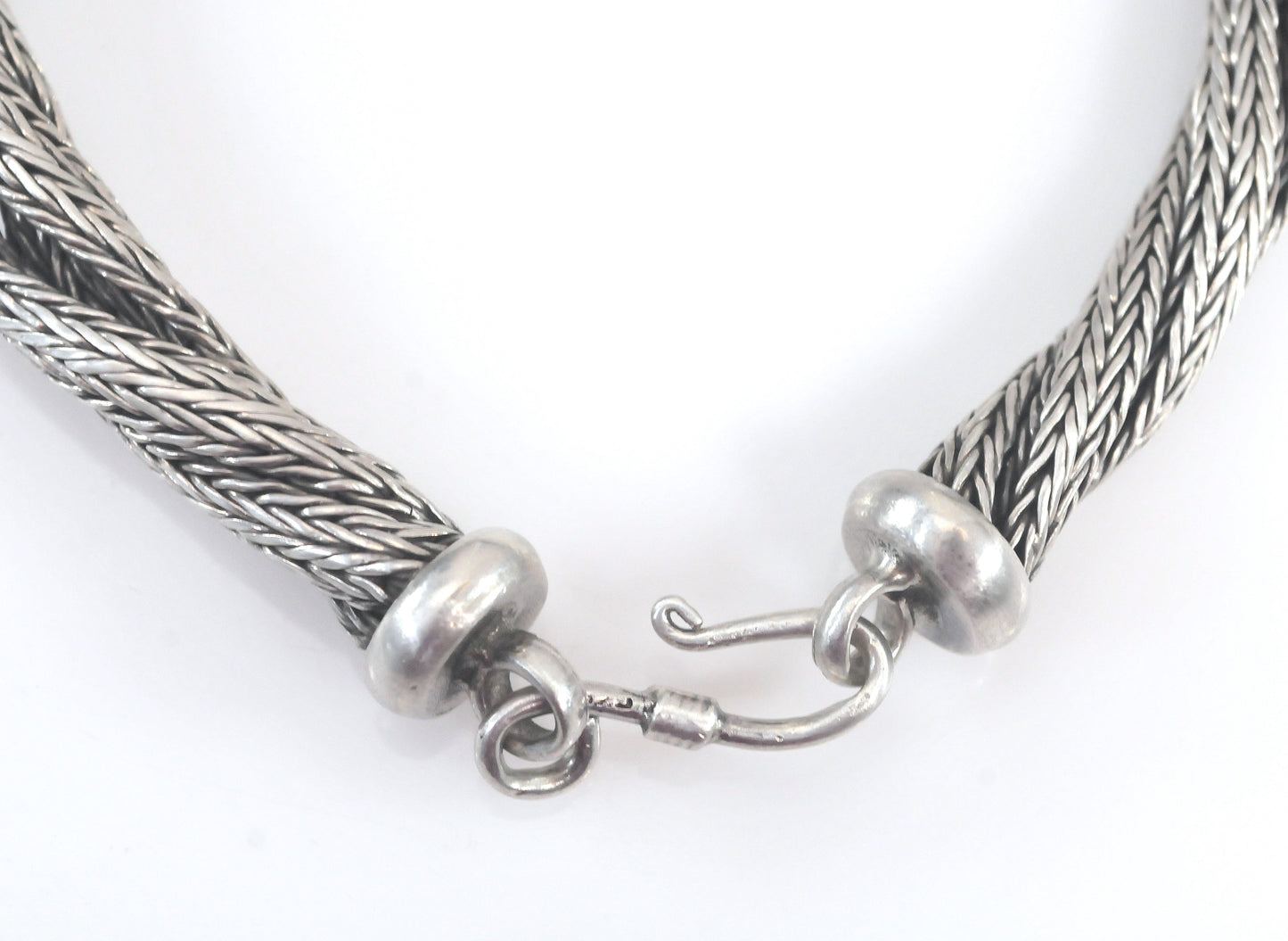 Heavy Sterling Silver Foxtail Bracelet