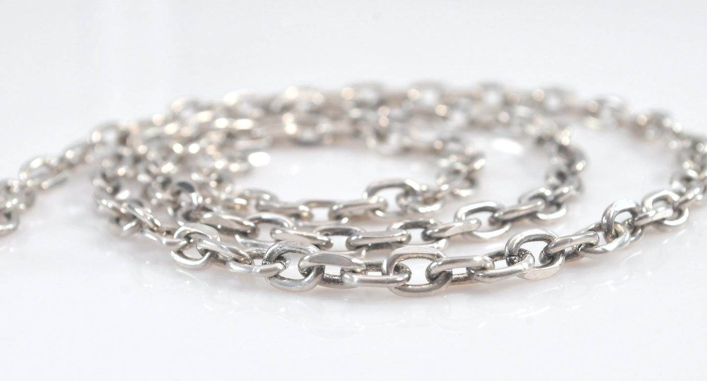 Sterling Silver Chain Link Necklace