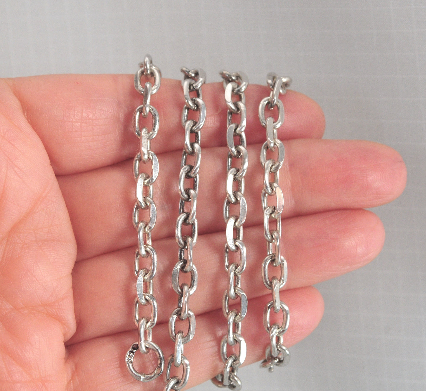 Sterling Silver Chain Link Necklace