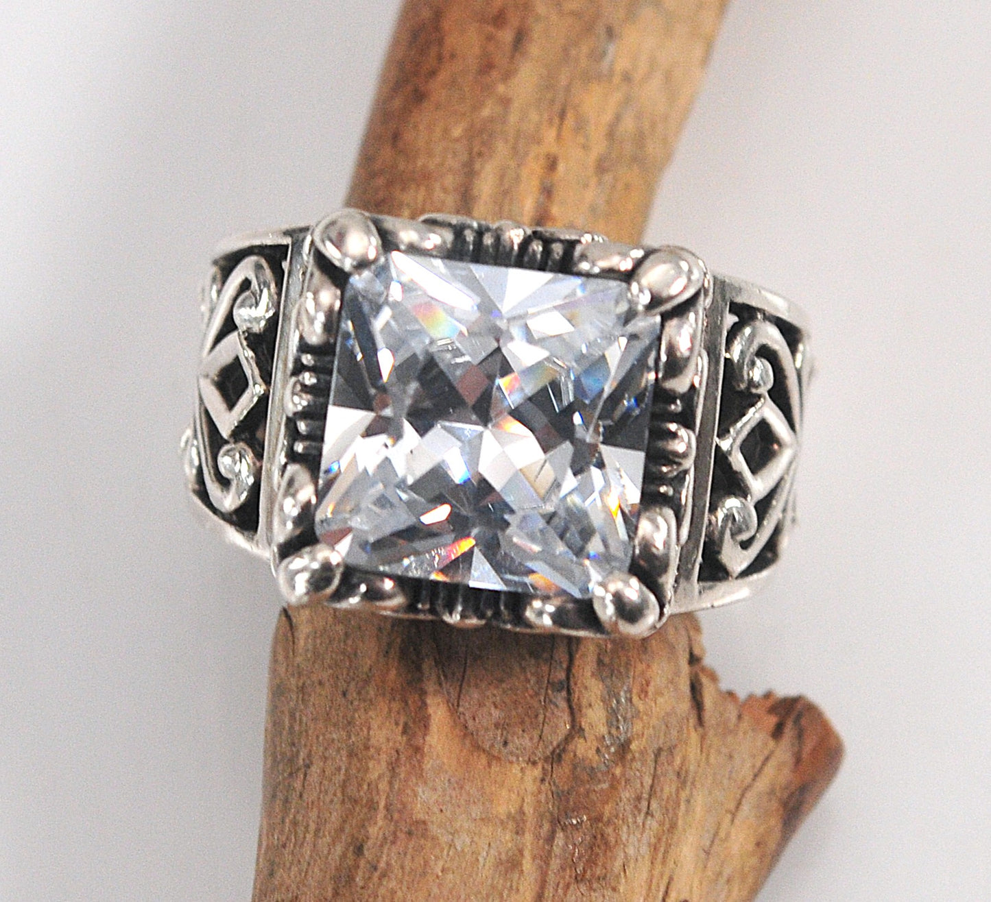 Silpada Sterling Silver Uptown CZ Ring