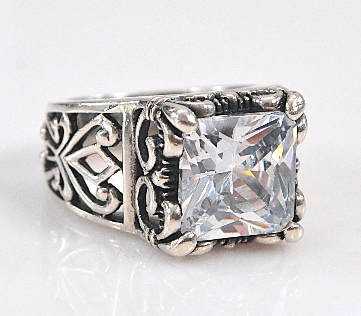 Silpada Sterling Silver Uptown CZ Ring