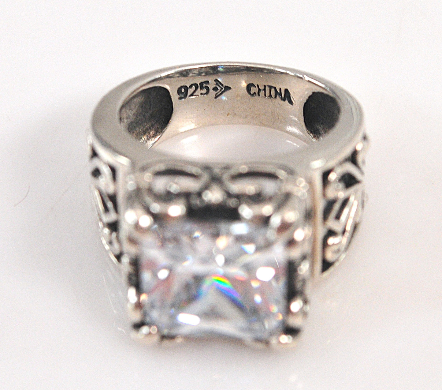 Silpada Sterling Silver Uptown CZ Ring