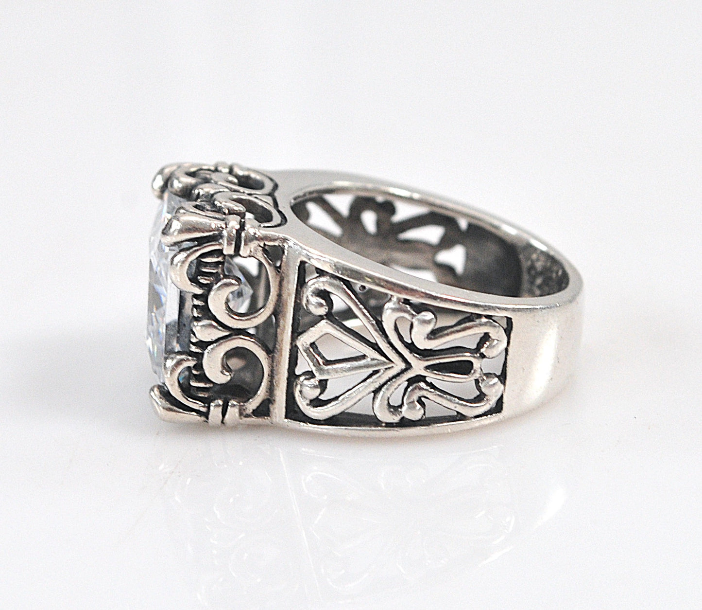 Silpada Sterling Silver Uptown CZ Ring