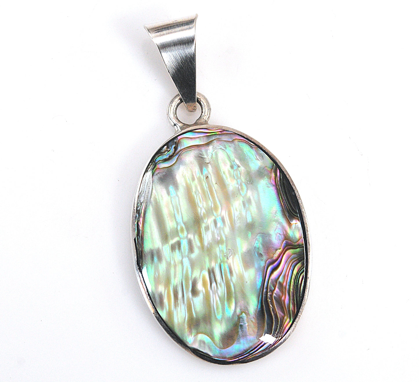 Sterling Silver Abalone Pendant
