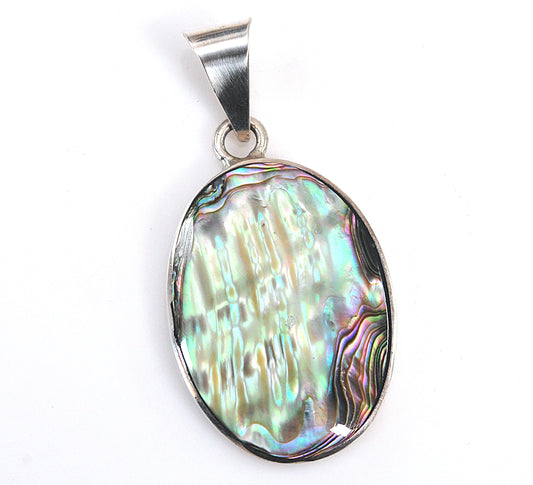 Sterling Silver Abalone Pendant