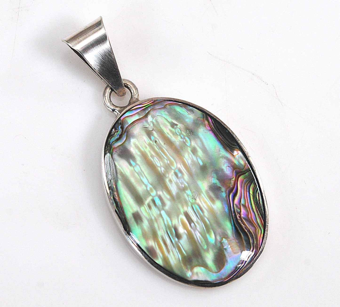 Sterling Silver Abalone Pendant