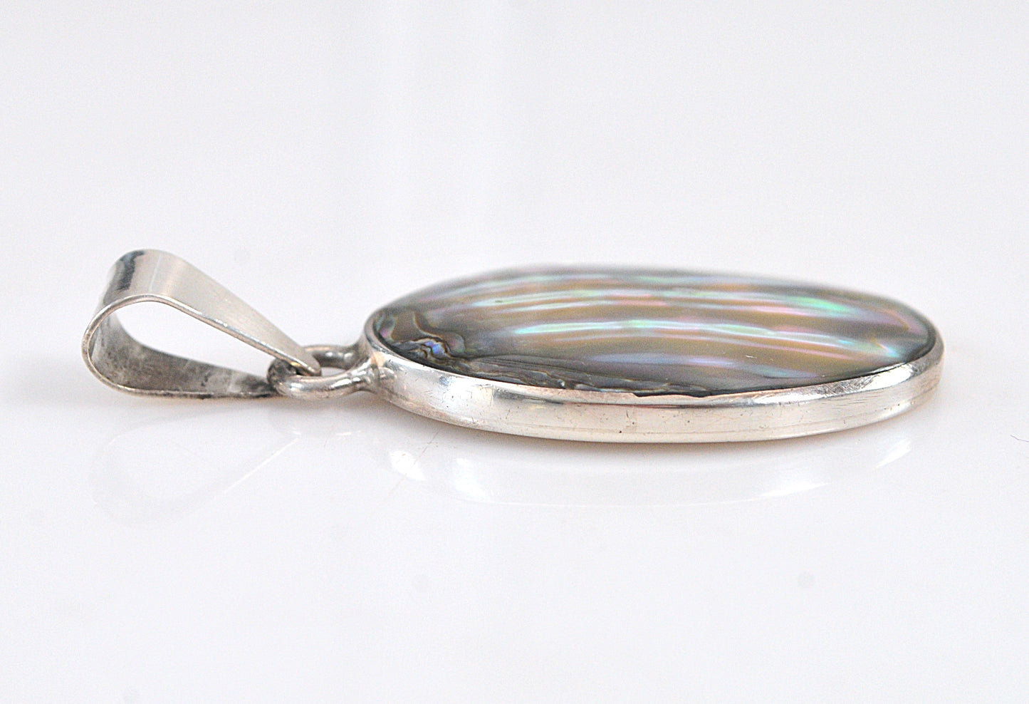 Sterling Silver Abalone Pendant