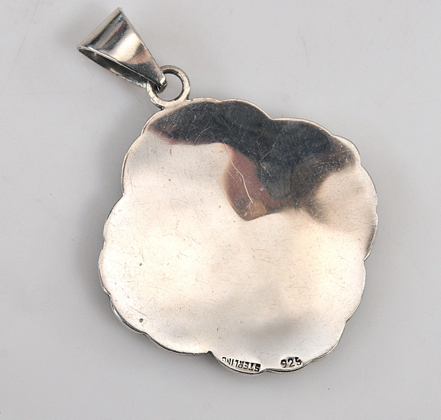 Large Sterling Silver Celtic Knot Medallion Pendant