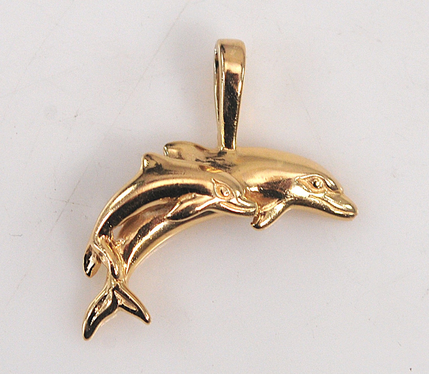 Kabana 14K Gold Dolphin Charm Pendant