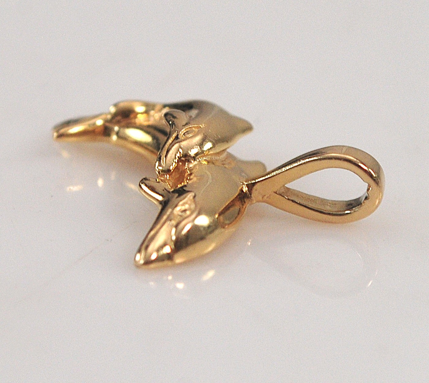 Kabana 14K Gold Dolphin Charm Pendant
