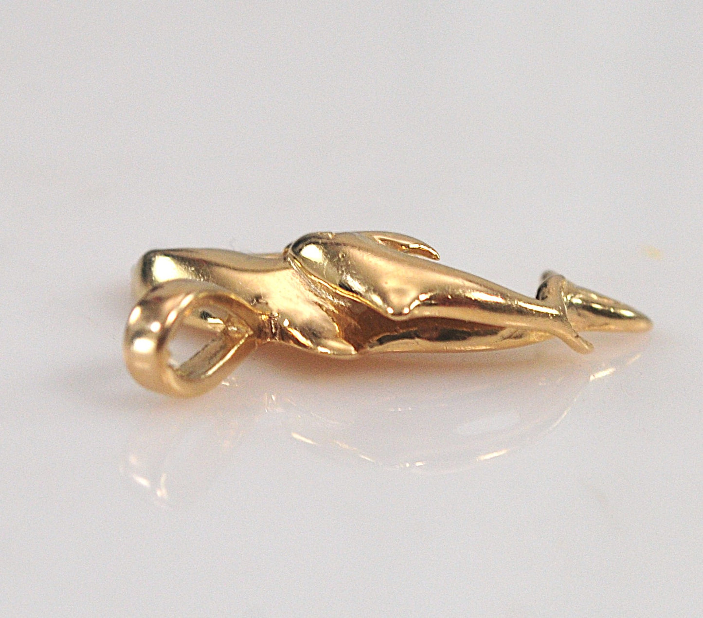 Kabana 14K Gold Dolphin Charm Pendant