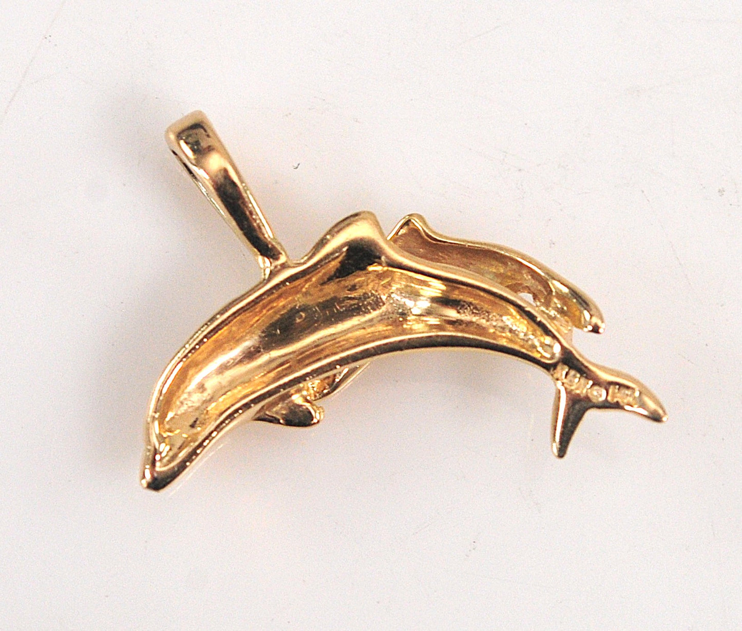 Kabana 14K Gold Dolphin Charm Pendant