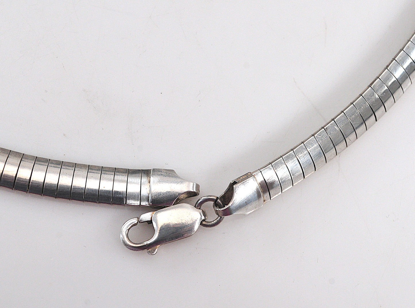 Milor 925 Italy Sterling Silver 6mm Omega Necklace