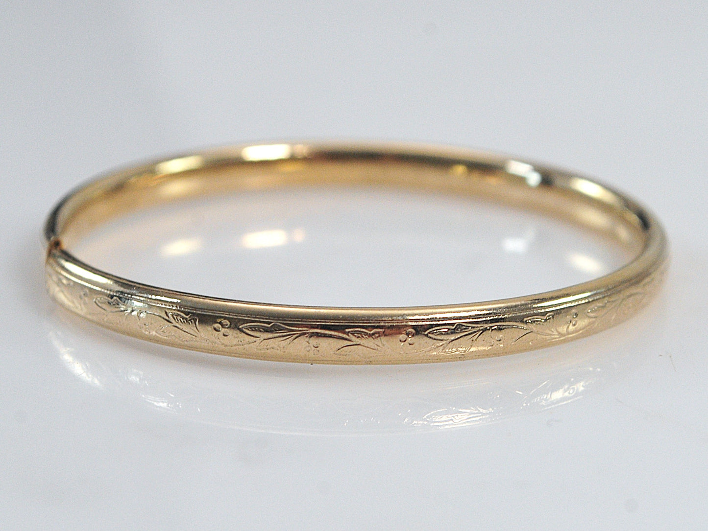 Vintage Gold Filled Baby Child Bangle Bracelet