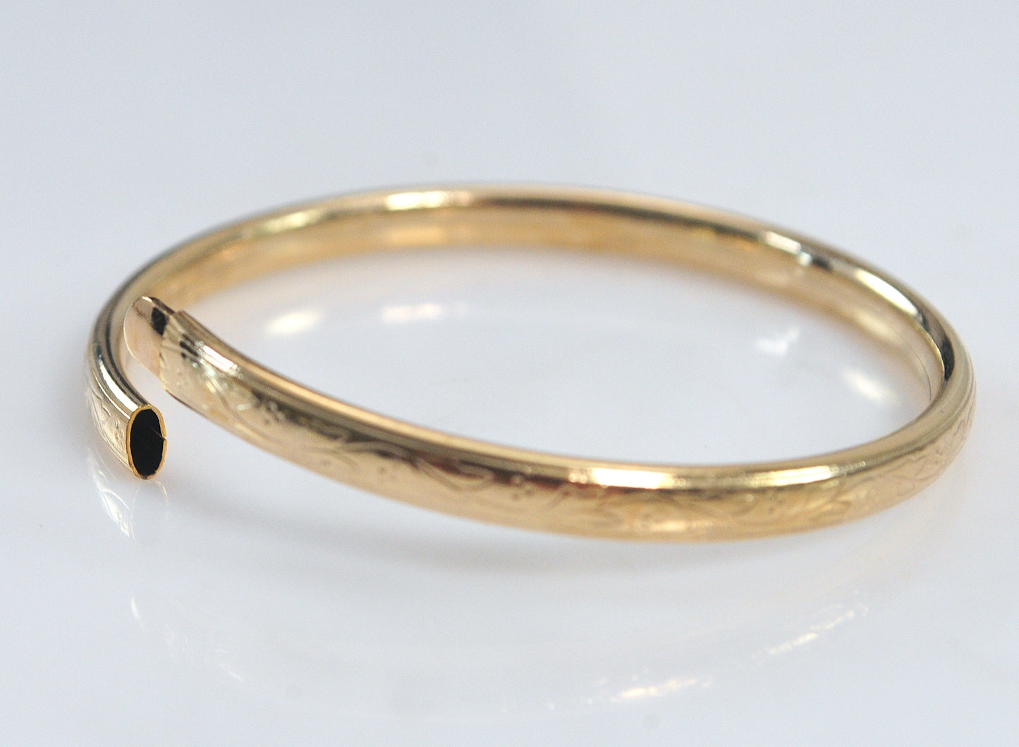 Vintage Gold Filled Baby Child Bangle Bracelet