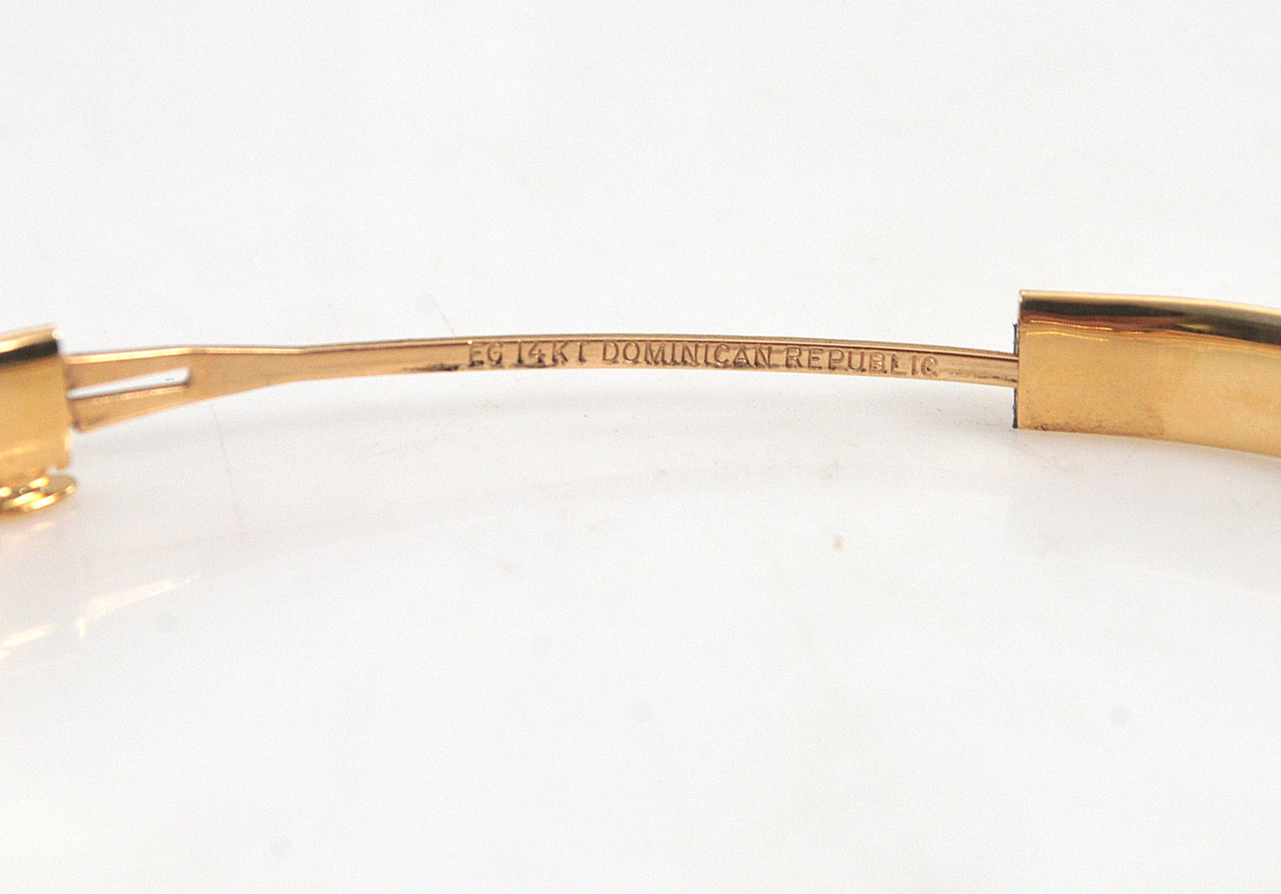 Solid 14K Gold Bangle Bracelet