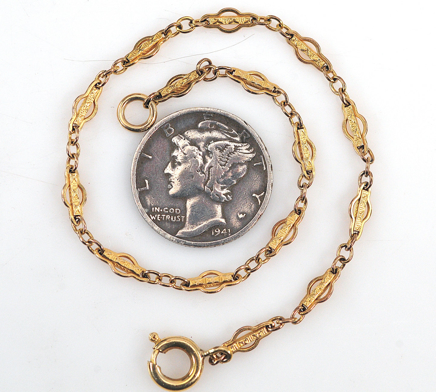 Dainty Vintage Gold Filled Bracelet
