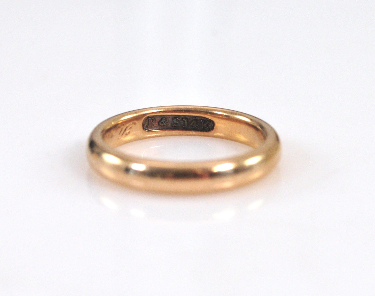 Vintage 14K Gold Wedding Band Ring