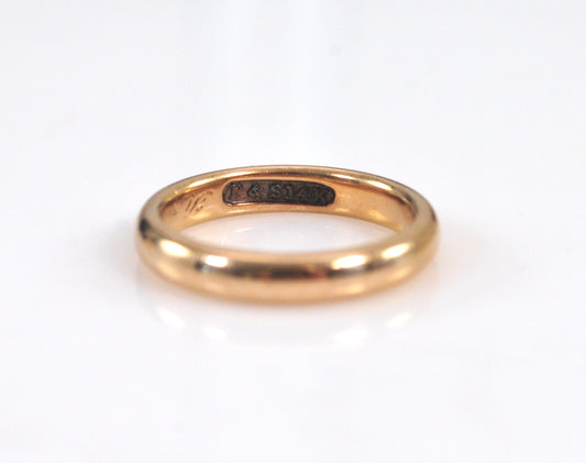 Vintage 14K Gold Wedding Band Ring