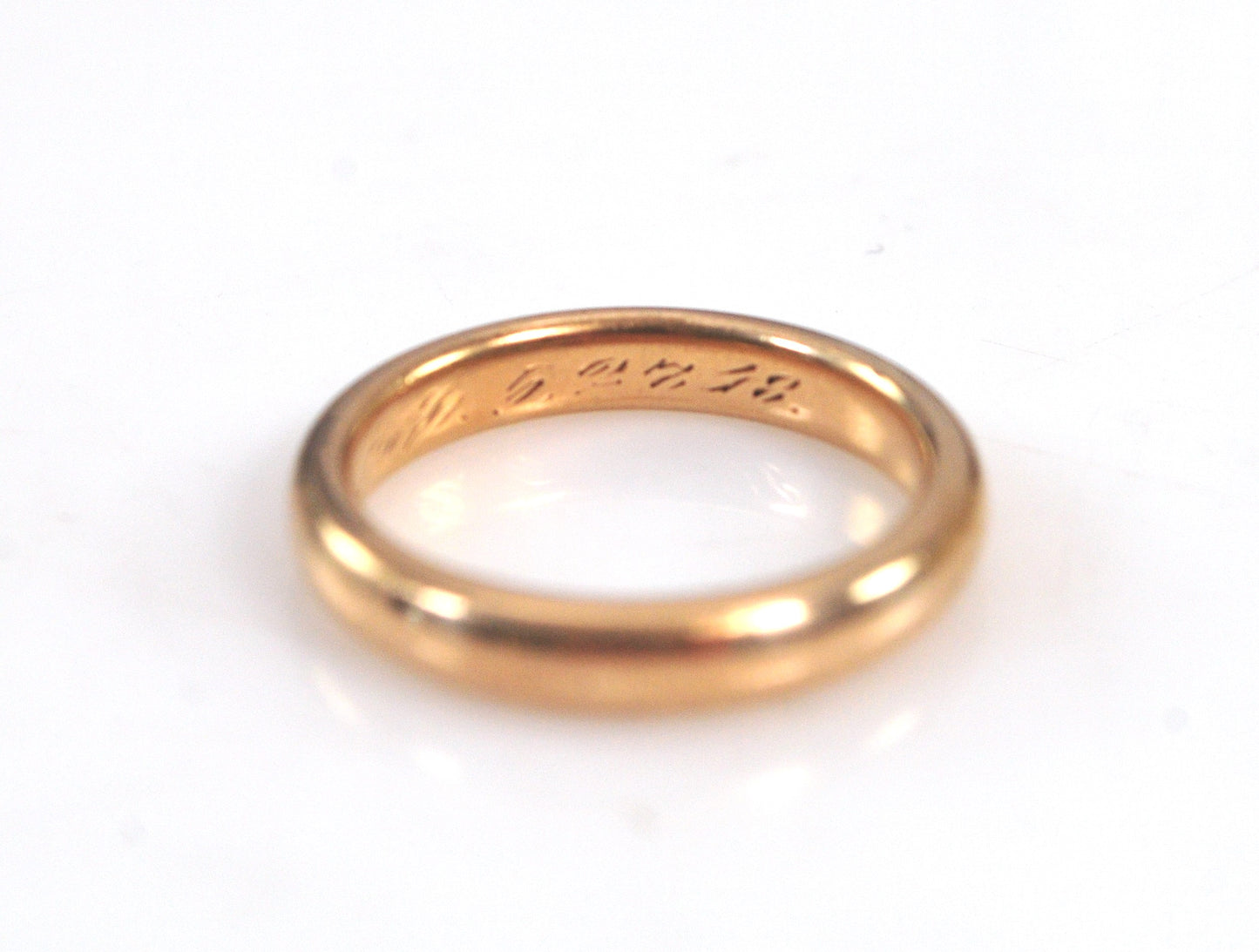 Vintage 14K Gold Wedding Band Ring