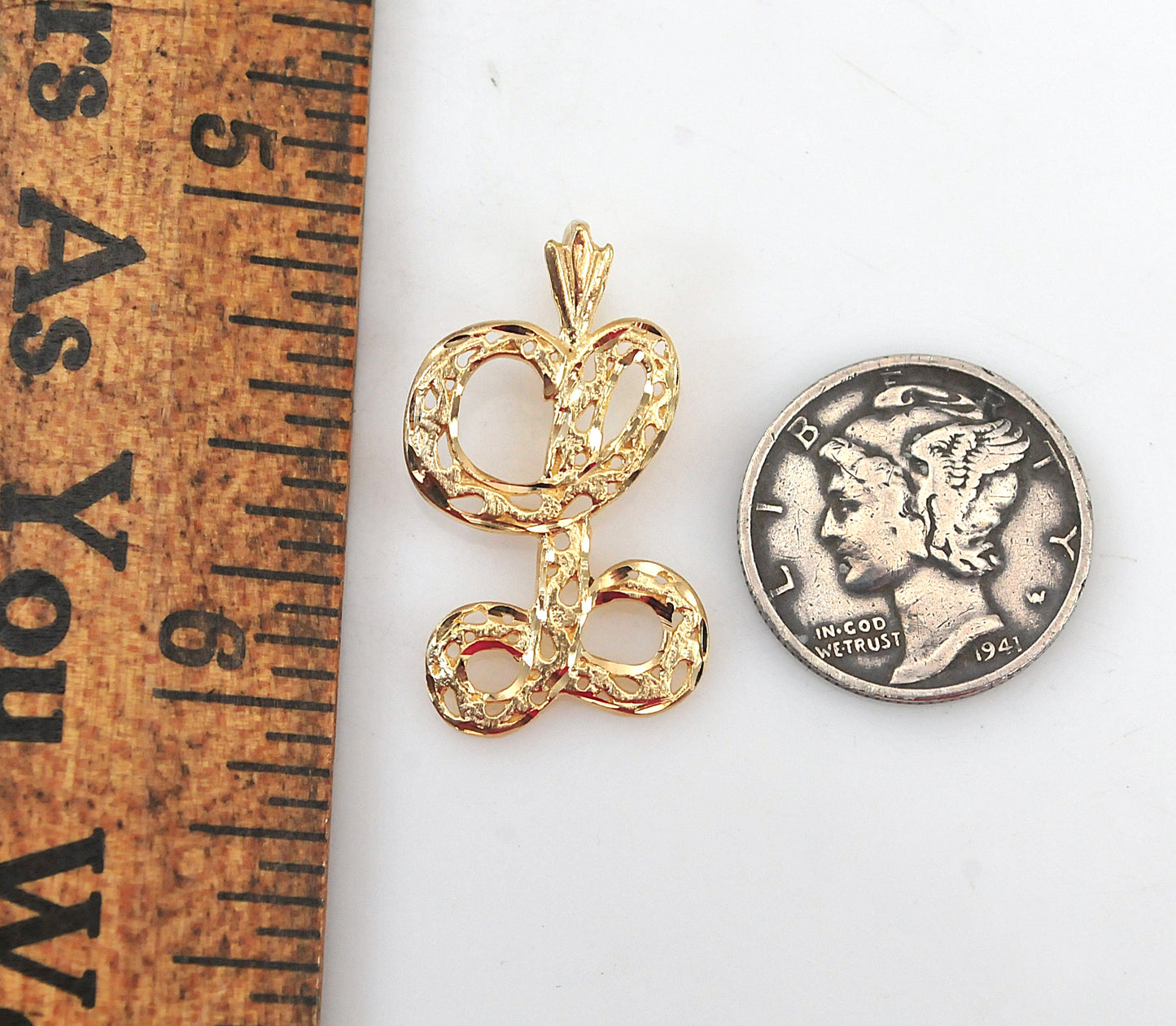 Michael Anthony 14K Gold Initial L Pendant