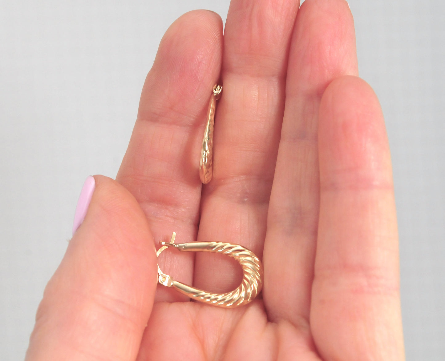 SMALL 14K Gold Hoop Earrings