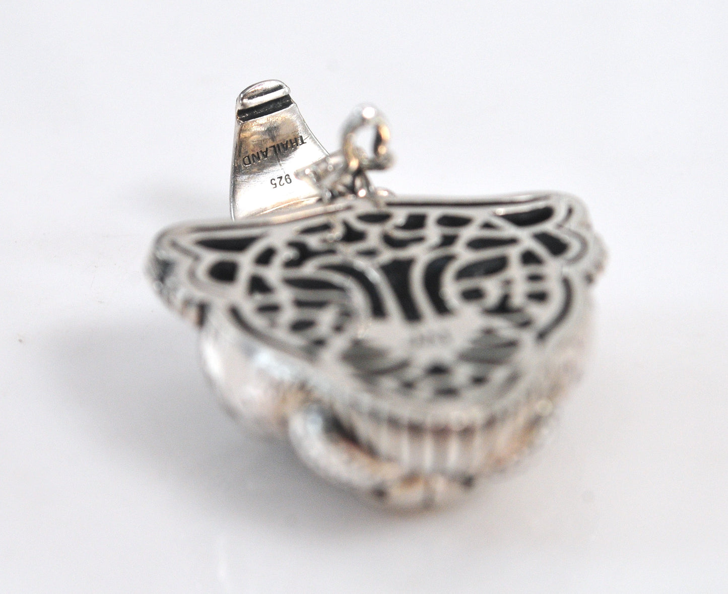 John Hardy Sterling Silver Lioness Enhancer Pendant