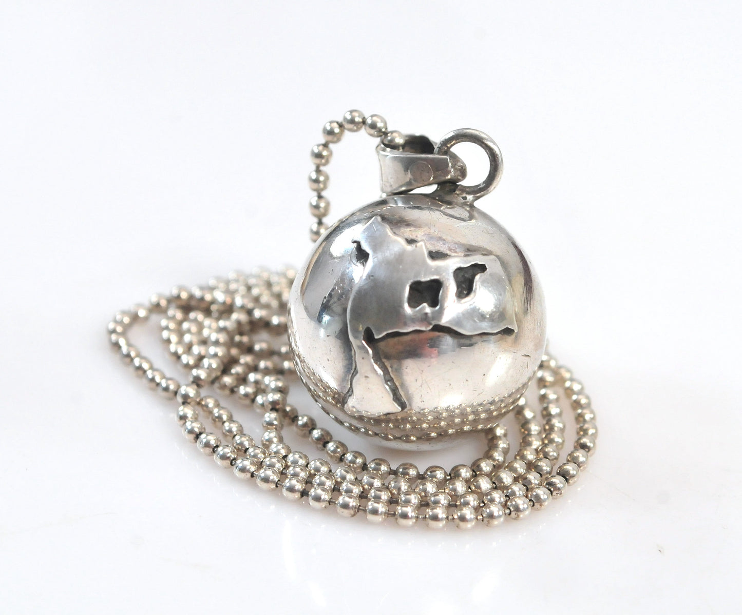 Sterling Silver Harmony Ball Pendant Necklace