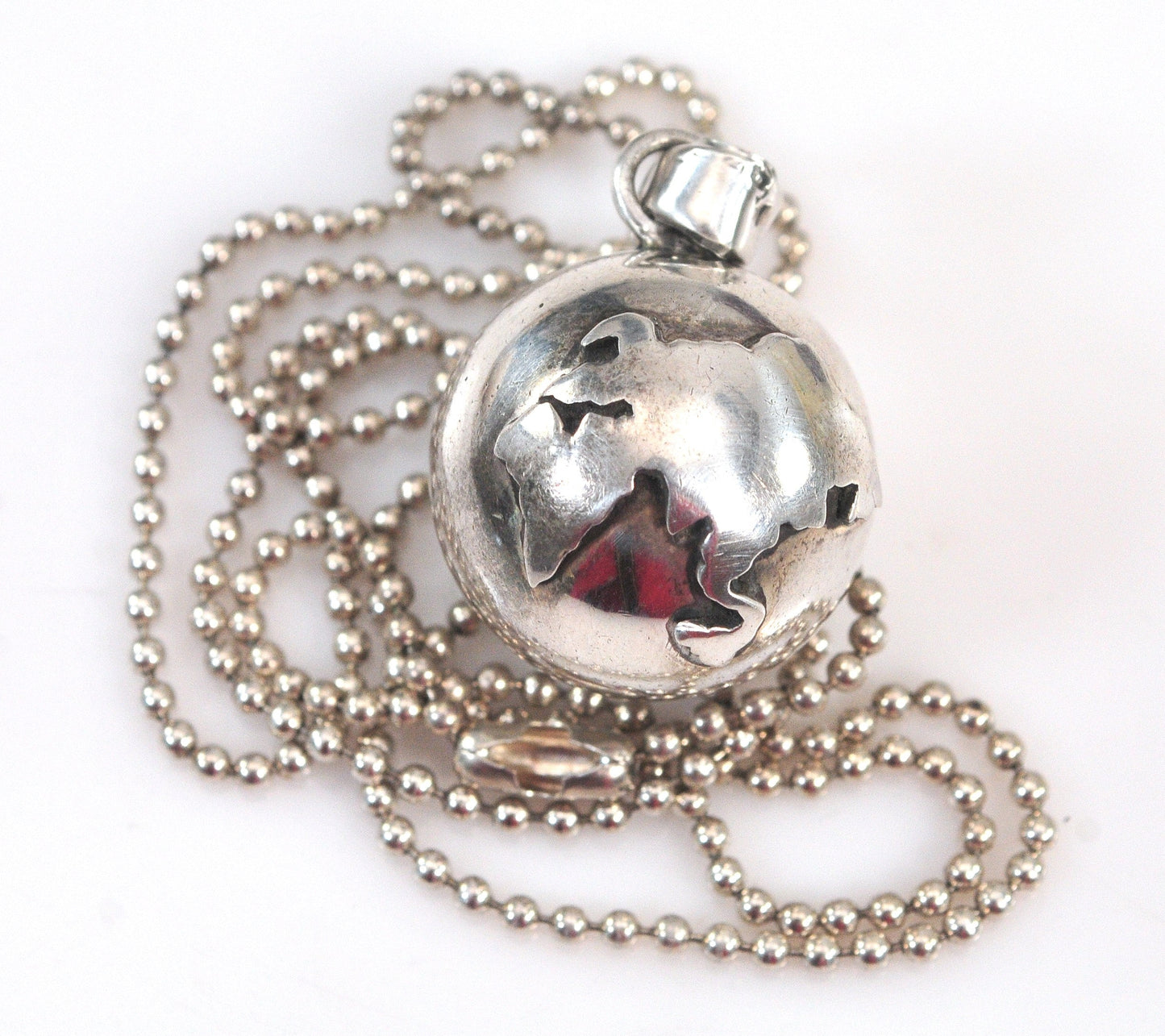 Sterling Silver Harmony Ball Pendant Necklace