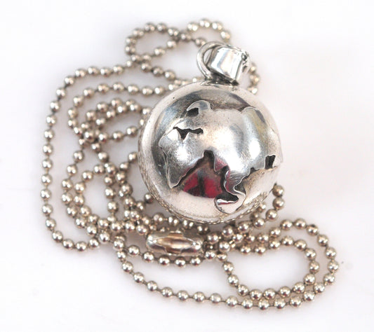 Sterling Silver Harmony Ball Pendant Necklace