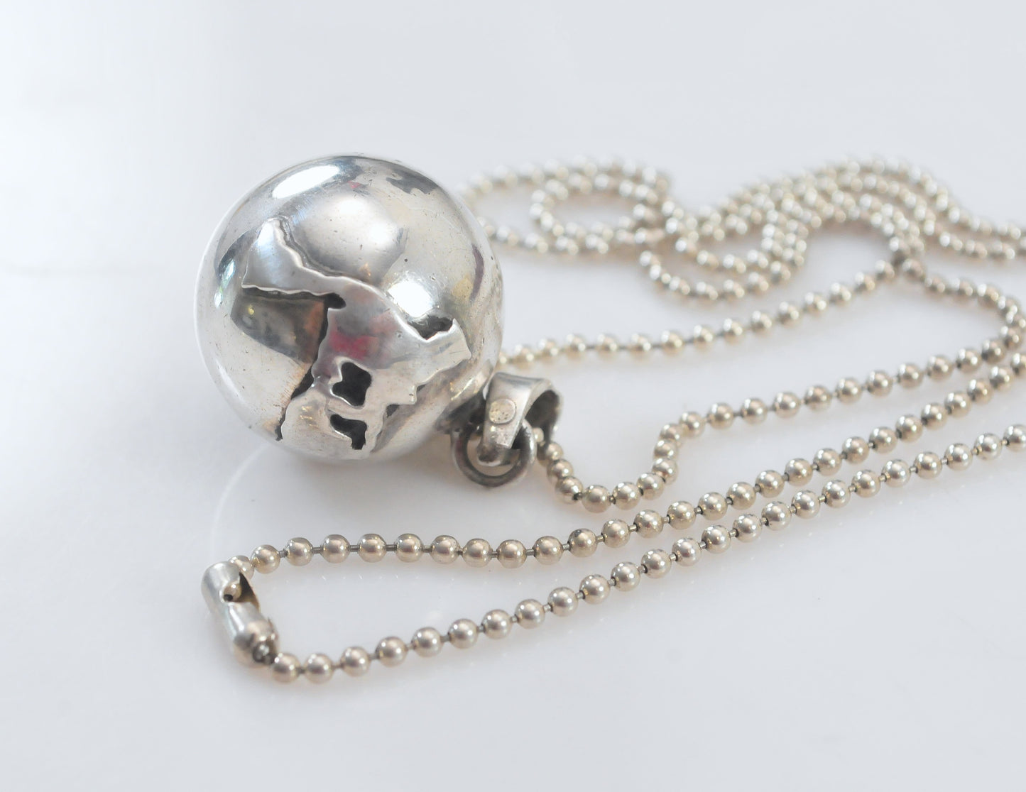 Sterling Silver Harmony Ball Pendant Necklace