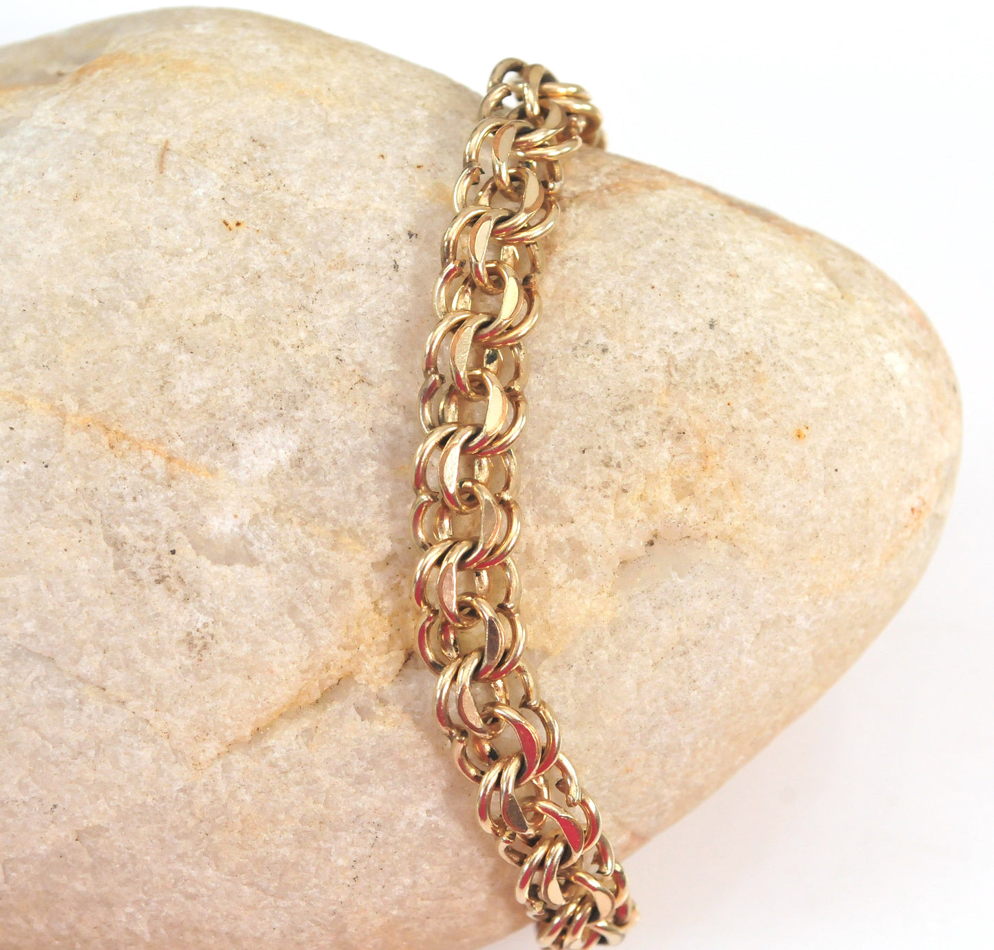 Vintage Gold Filled Charm Bracelet