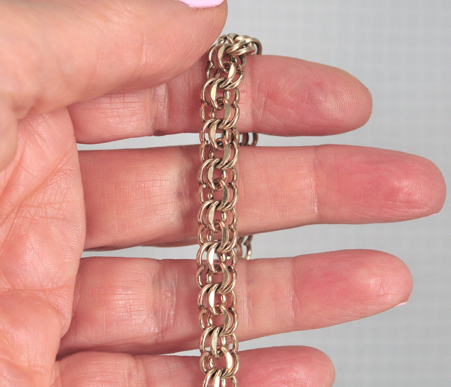 Vintage Gold Filled Charm Bracelet
