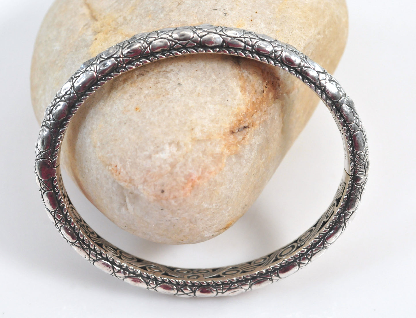 John Hardy Sterling Silver Bangle Bracelet