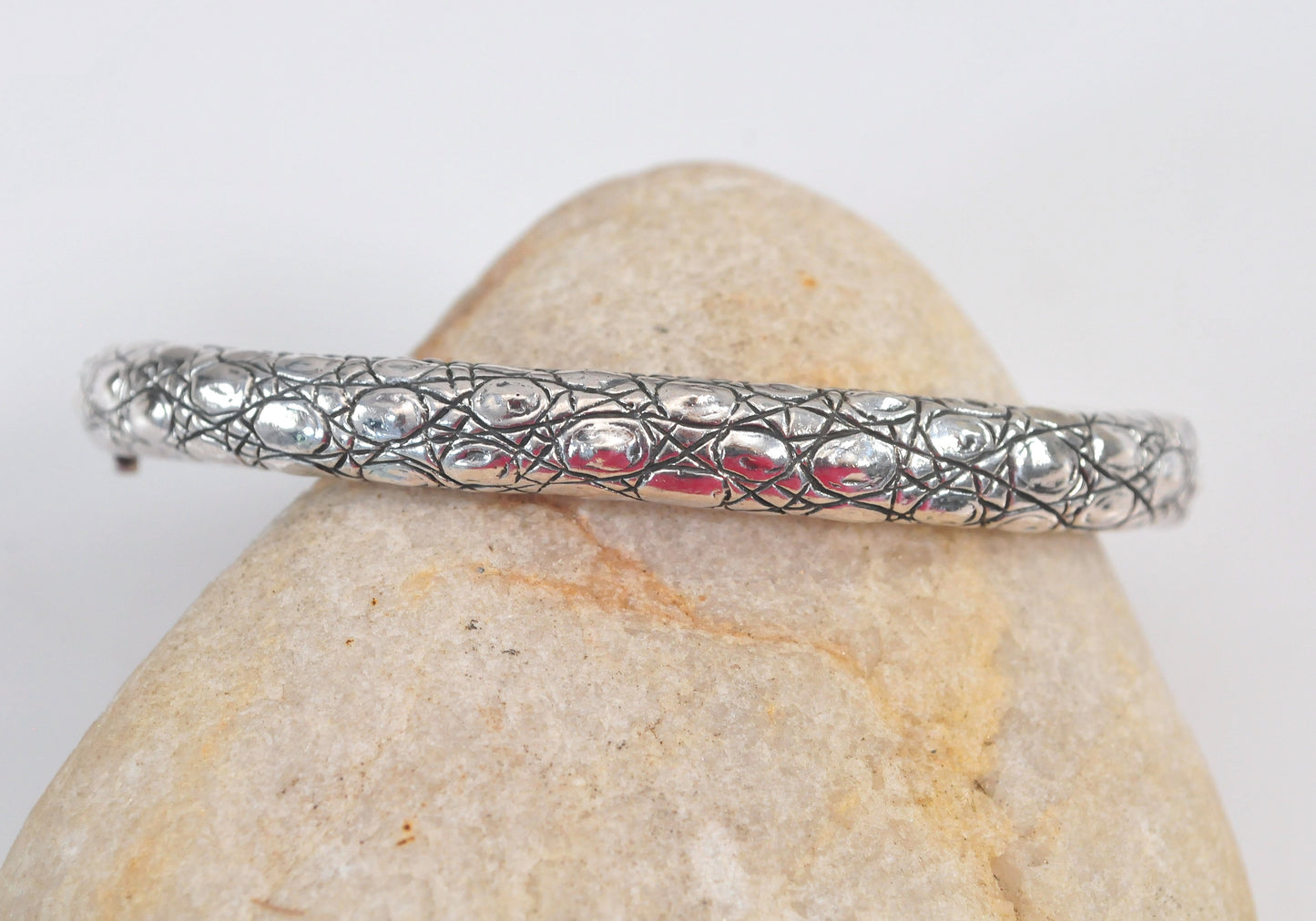 John Hardy Sterling Silver Bangle Bracelet