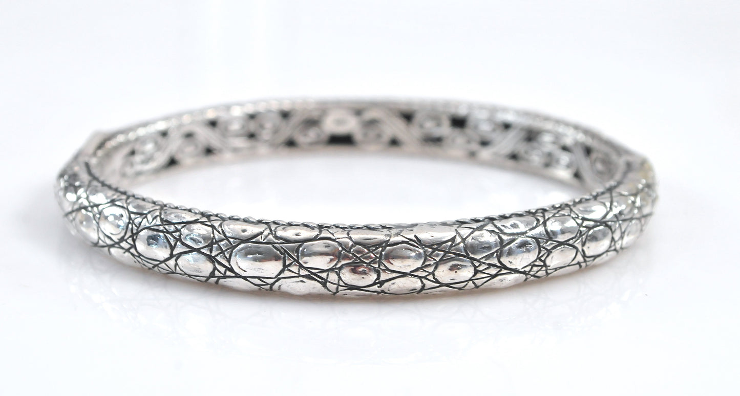 John Hardy Sterling Silver Bangle Bracelet