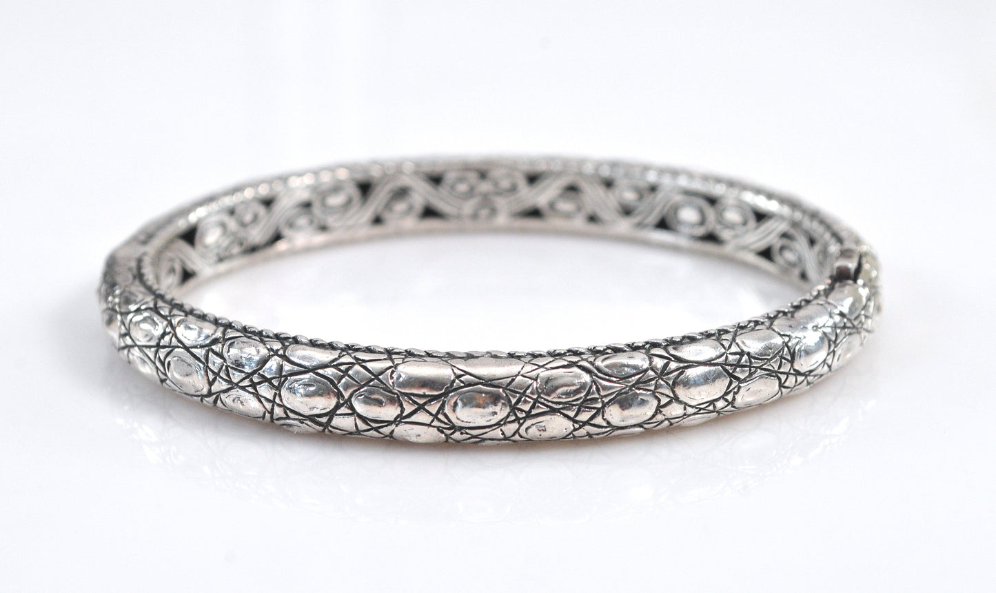 John Hardy Sterling Silver Bangle Bracelet