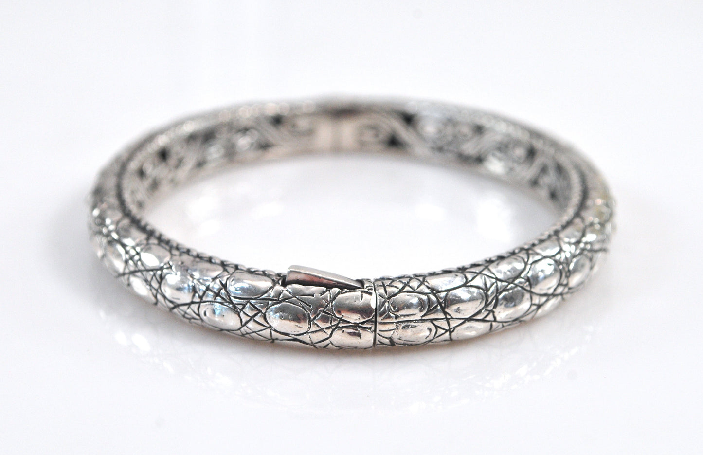 John Hardy Sterling Silver Bangle Bracelet