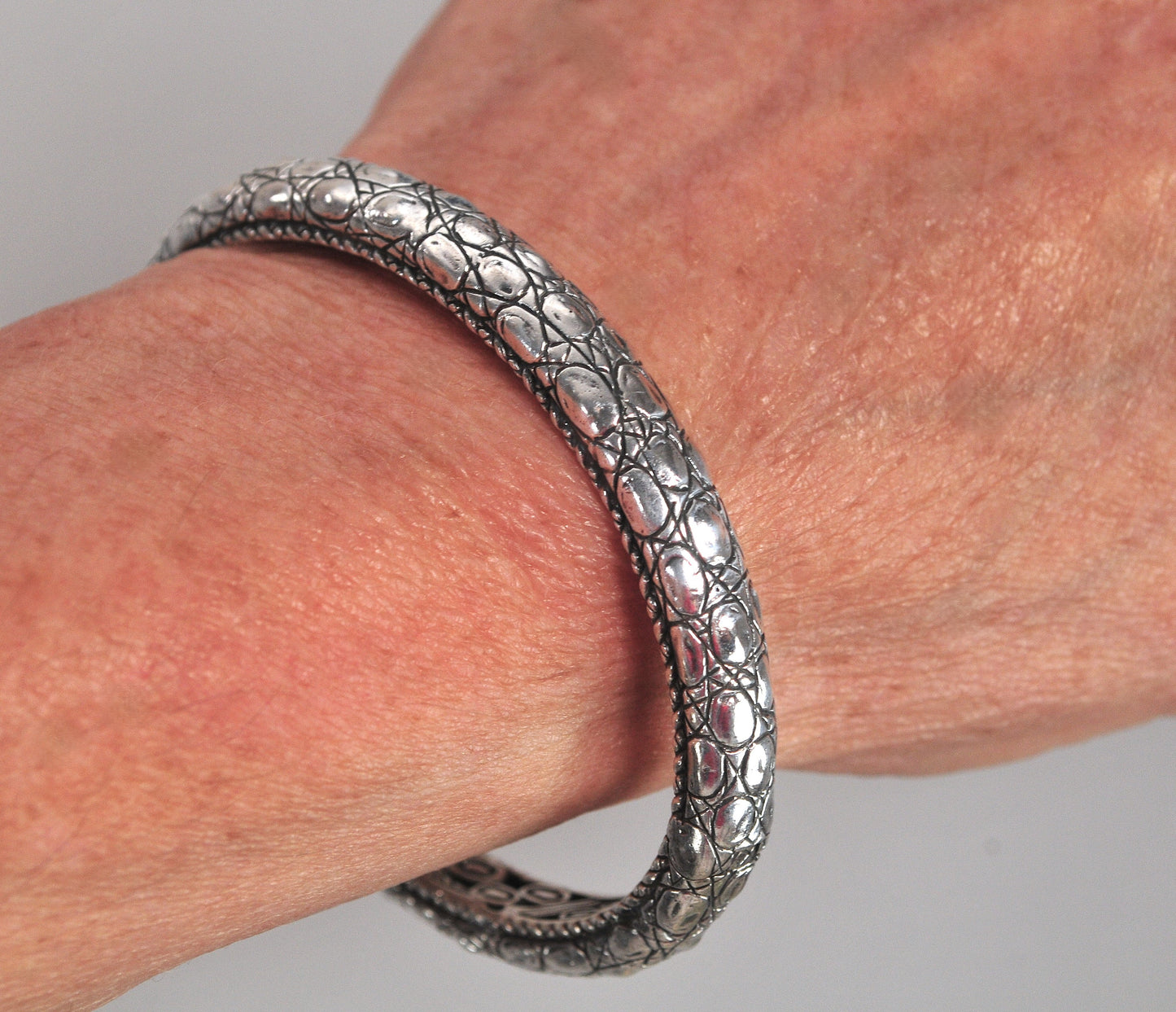 John Hardy Sterling Silver Bangle Bracelet