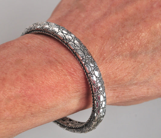 John Hardy Sterling Silver Bangle Bracelet