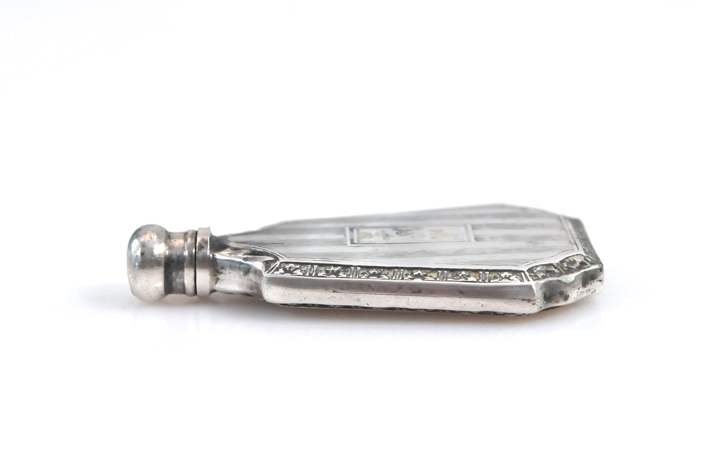 Art Deco Sterling Silver Perfume Bottle