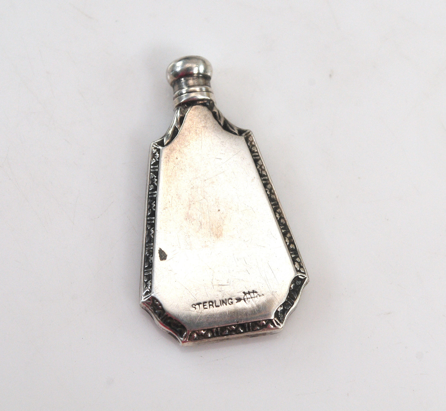 Art Deco Sterling Silver Perfume Bottle