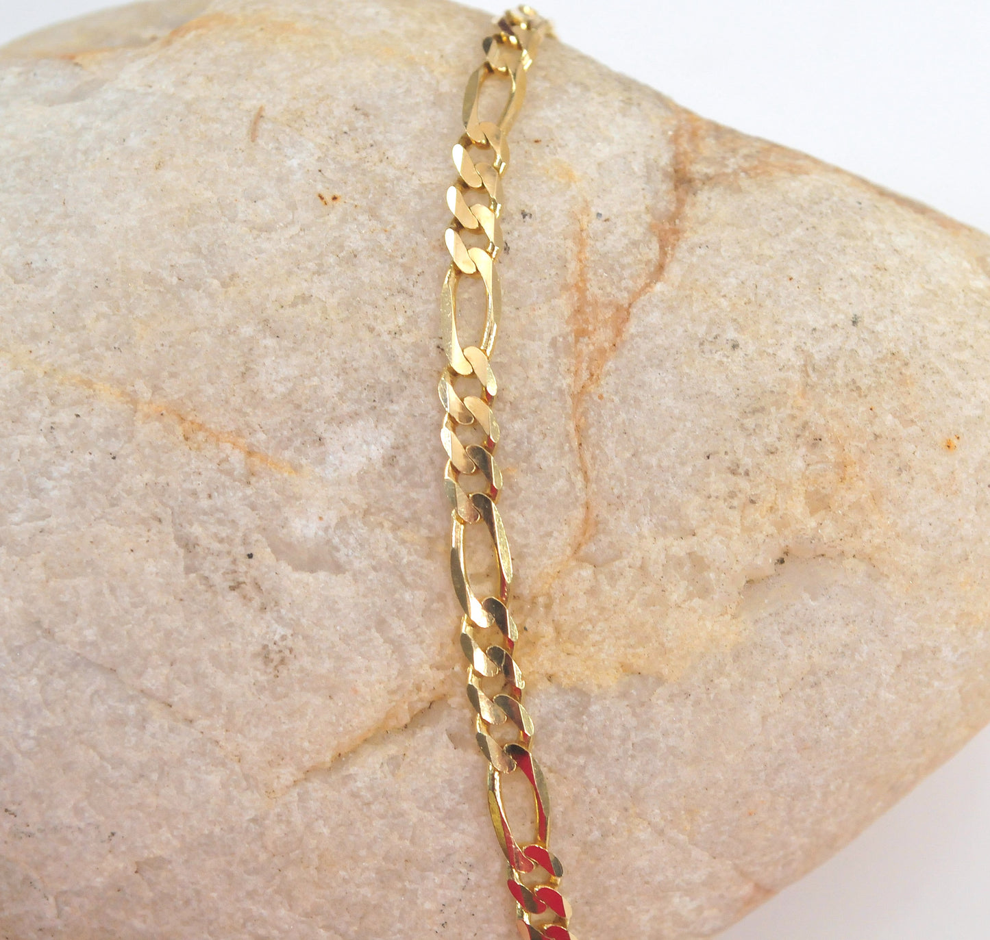 14K Gold Figaro Bracelet