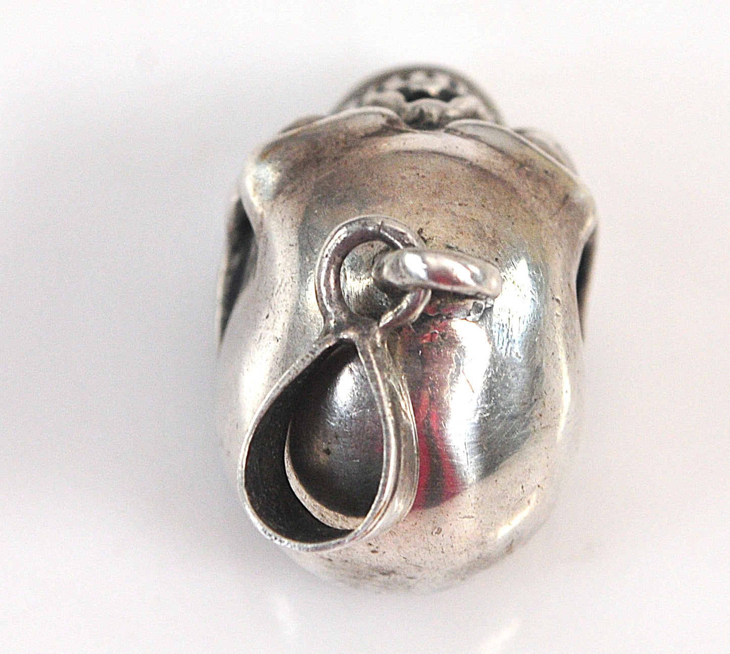 Large Sterling Silver Skull Pendant