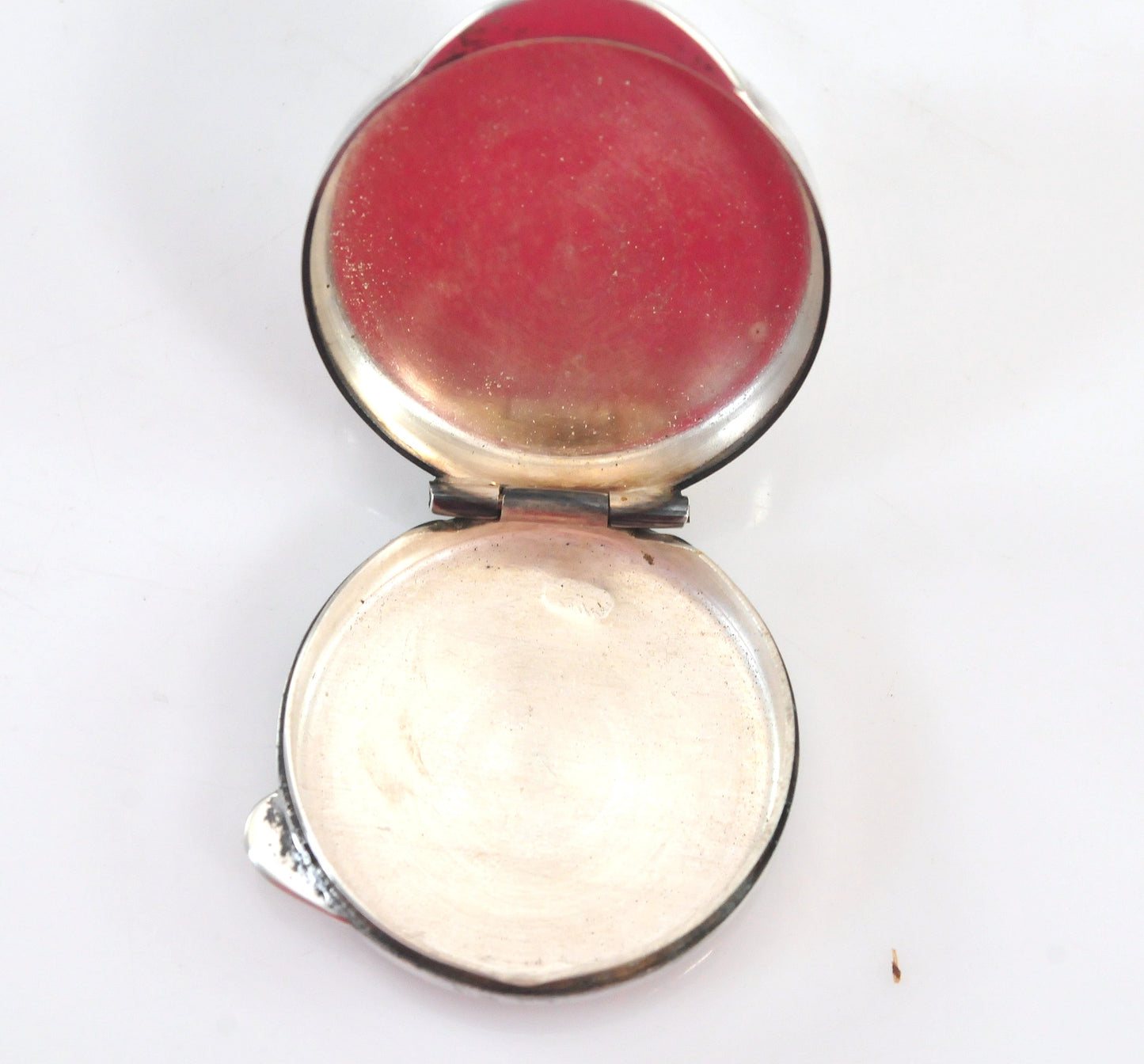Vintage Sterling Silver Pill Box, Trinket Box