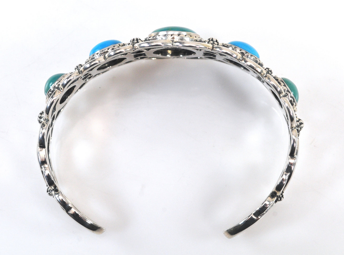 Carolyn Pollack Relios Sterling Silver Turquoise Cuff Bracelet